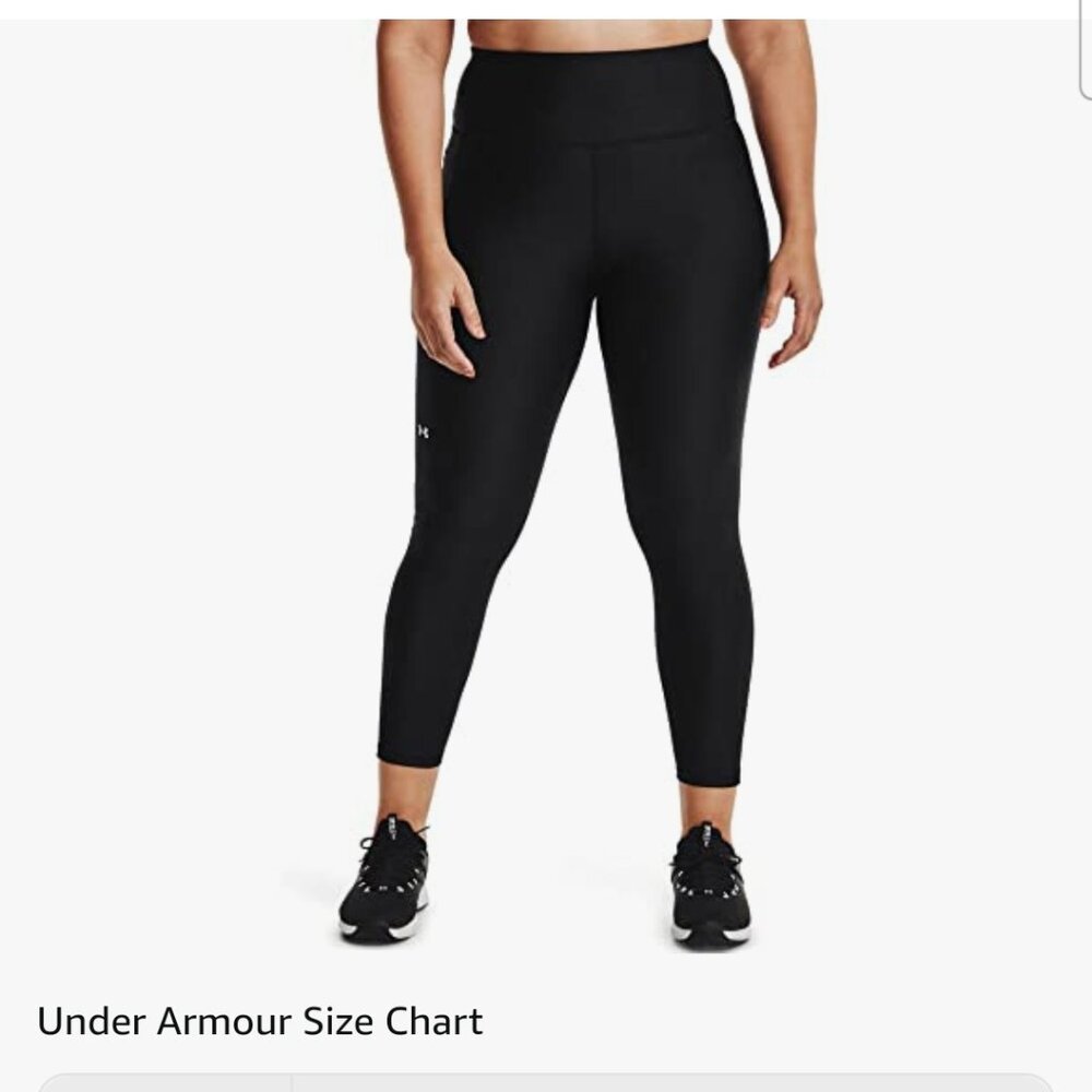 NWT Under Armour Women's HeatGear High No-slip Pocketed Legging